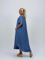 Rochie vaporoasă cu mânecă scurtă - imagine 25