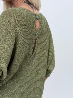 Bluză din tricot cu lurex și nasturi la spate - imagine 16