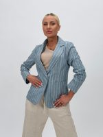 Sacou din in cu dungi - imagine 8
