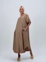 Rochie vaporoasă cu mânecă scurtă - imagine 16