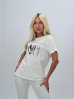 Tricou din bumbac cu imprimeu floral - imagine 2