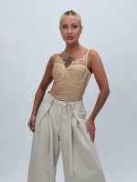 Top corset cu ștrasuri - imagine 6