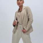 Sacou din in cu dungi