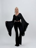 Cămașă cu mâneci supradimensionate - imagine 7