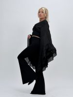 Cămașă cu mâneci supradimensionate - imagine 12