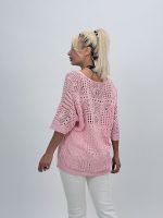 Bluză oversized din tricot cu decolteu în V - imagine 17