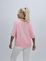 Bluză din tricot cu mânecă scurtă - imagine 16