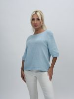 Bluză din tricot cu mânecă scurtă - imagine 9