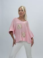 Bluză din tricot subțire cu model din paiete