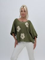 Bluză din tricot subțire cu model din paiete - imagine 6