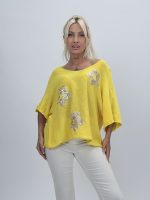 Bluză din tricot subțire cu model din paiete - imagine 13