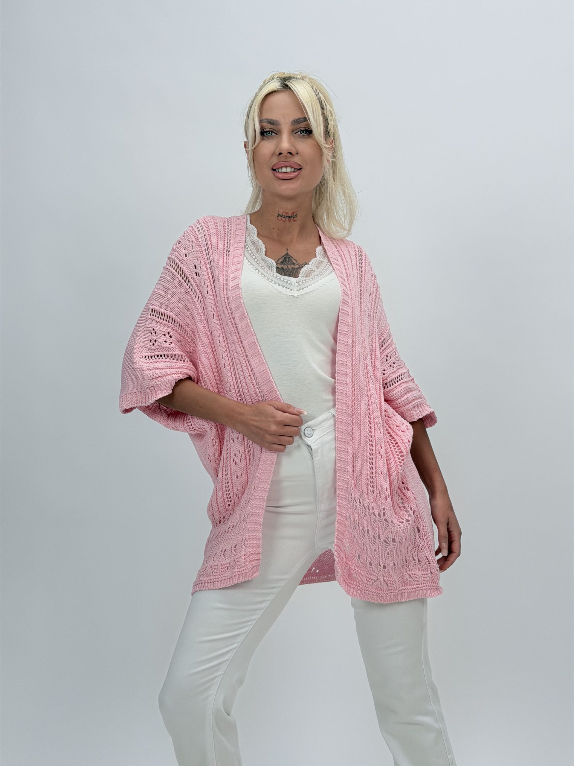 IMG_4671 Blazer din tricot cu mâneci 3/4 - imagine 1