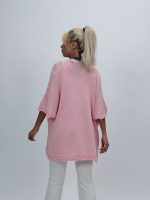 Blazer din tricot cu mâneci 3/4 - imagine 4