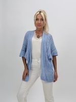 Blazer din tricot cu mâneci 3/4 - imagine 6