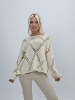 Bluză din tricot cu mânecă lungă - imagine 2