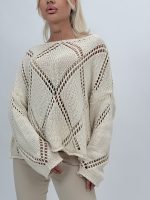 Bluză din tricot cu mânecă lungă - imagine 3