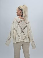 Bluză din tricot cu mânecă lungă - imagine 4