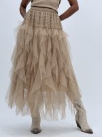 Fustă din tulle cu volane - imagine 14