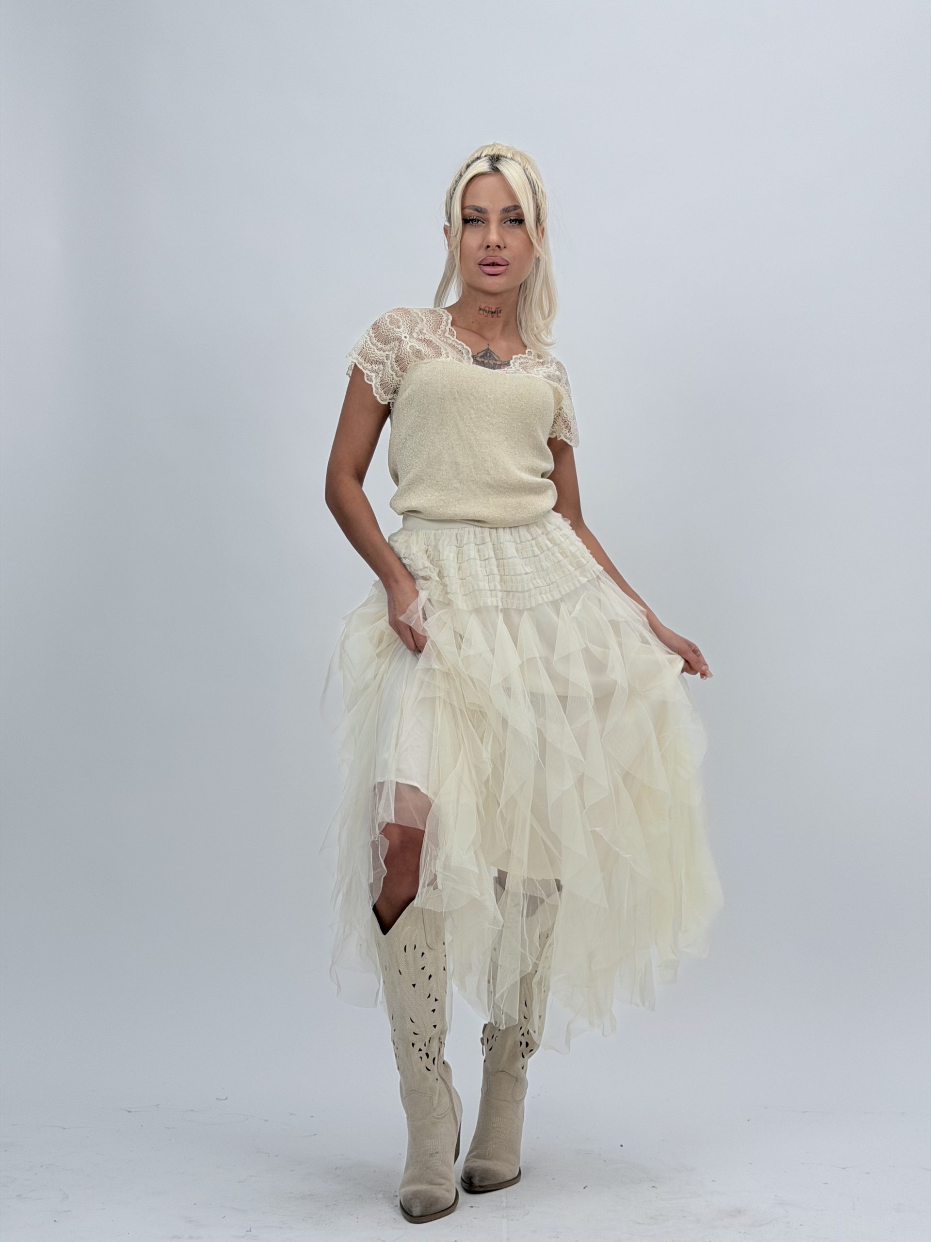 IMG_4772 Fustă din tulle cu volane - imagine 1