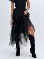 Fustă din tulle cu volane - imagine 18