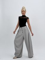 Pantalon office baggy - imagine 3