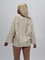 Blazer cu broderie mileu - imagine 4