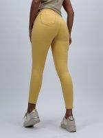 Pantalon slim fit color cu push-up - imagine 9