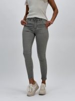 Pantalon slim fit color cu push-up - imagine 12