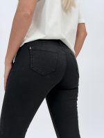 Pantalon slim fit color cu push-up - imagine 20