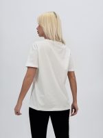 Tricou din bumbac cu imprimeu și geantă - imagine 3