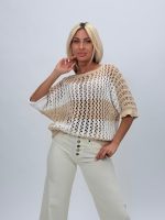 Bluză tricotată din bumbac