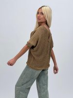 Bluză din tricot cu lurex și nasturi la spate - imagine 20