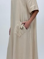 Rochie vaporoasă cu mânecă scurtă - imagine 14