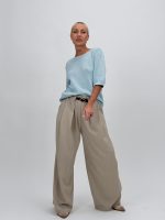 Bluză din tricot cu mânecă scurtă - imagine 8