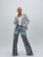 Jeans | Blug cu dantelă - imagine 2