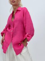 Cămașă din in - imagine 11