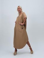 Rochie vaporoasă cu mânecă scurtă - imagine 8