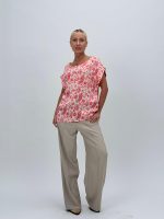 Bluză din satin imprimat - imagine 9