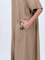 Rochie vaporoasă cu mânecă scurtă - imagine 20