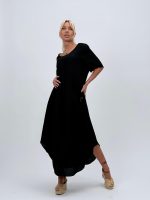 Rochie vaporoasă cu mânecă scurtă - imagine 32