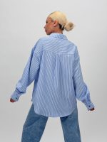 Cămașă cu dungi și broderie - imagine 5