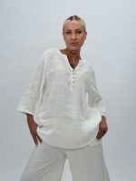 Cămașă din in cu 5 nasturi