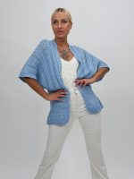 Blazer din tricot cu mâneci 3/4 - imagine 2