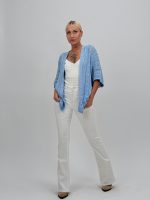 Blazer din tricot cu mâneci 3/4