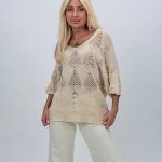 Bluză oversized din tricot