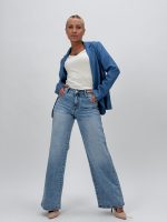 Jeans | Blug drept cu model stea la buzunar