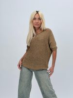 Bluză din tricot cu lurex și nasturi la spate - imagine 18