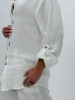 Cămașă din in - imagine 8