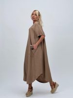 Rochie vaporoasă cu mânecă scurtă - imagine 18