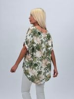 Bluză oversized cu imprimeu floral - imagine 4